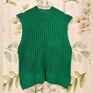 Green Sweater Tank